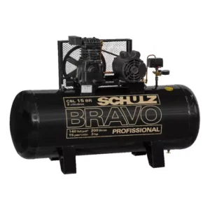 Compressor de Ar 3cv Monofásico Bravo Csl 15Br_200L Schulz