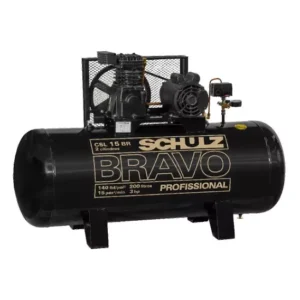 Compressor de Ar 3cv Trifásico Bravo Csl 15Br_200L Schulz