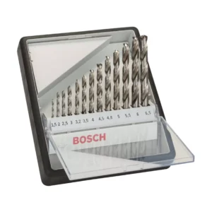 Jogo Broca Metal Bosch Hss-G Robust Line 1,5-6,5mm 13 Peças