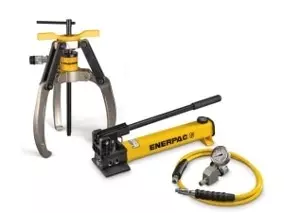 LGHS314H, 14 Ton, 3 Garra, Conjunto de Extrator Lock-Grip Hidráulico com Bomba Manual ENERPAC