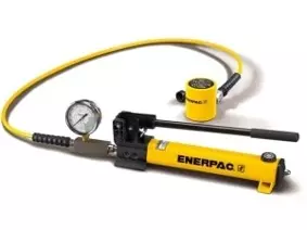 SCL302H, 295 kN, 62 mm Curso, Cilindro hidráulico de baixa altura e conjunto de bomba manual ENERPAC