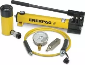 SCR506H, 498 kN, 159 mm Curso, Cilindro hidráulico e conjunto de bomba manual ENERPAC