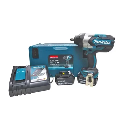 Chave de Impacto 1_2_ Makita Com 2 Baterias 18v, Carregador e Maleta - DTW1002RTJ