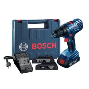 Parafusadeira e Furadeira 1:2 Bosch Com 2 Baterias 18v 1,5Ah, Carregador e Maleta GSR 180 LI