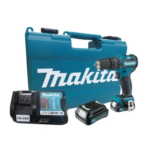 Parafusadeira e Furadeira 3:8 2 Baterias 12v Com Carregador + Maleta HP332DWYE Makita