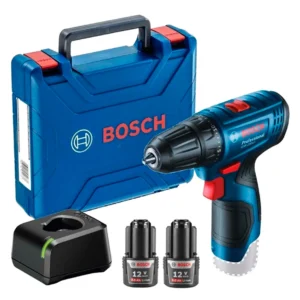 Parafusadeira e Furadeira 3:8 Bosch GSR 120 Com 2 Baterias 12v 2,0ah e Maleta